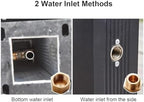 Outdoor Garden Water Column, 304 Stainless Steel Frost-Resistant Tap Post with Lockable Water Hydrant, Hose Stand with Spigot for Garden Irrigation and Watering(Size:20 * 4.1in) - Image 7