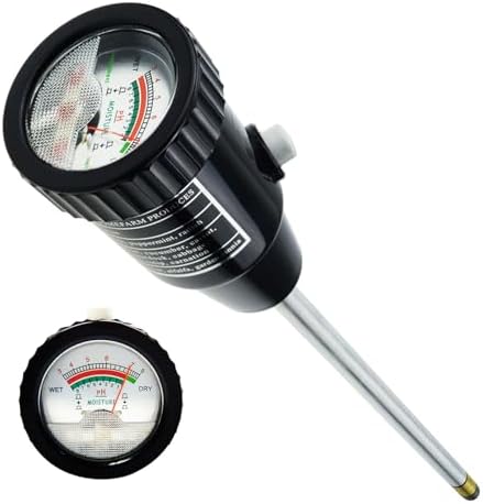 2-in-1 Soil PH Meter Digital Soil pH Moisture Sensor Meter by TEKCOPLUS