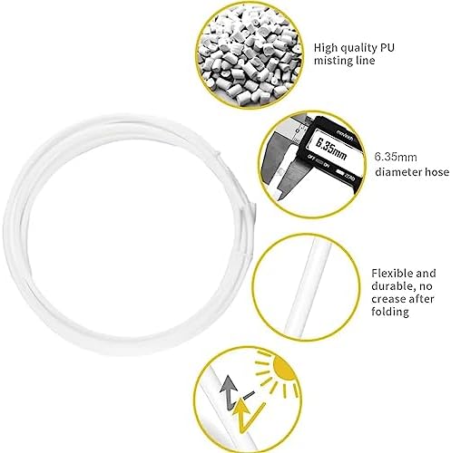 Outdoor Misting Cooling System, Misters for Outside Patio,Mist Cooling System,Backyard Mist Hose Kit for Garden, Greenhouse, Fan, Deck, Umbrella, Canopy, Pool, Porch, White(Size:6m Tube+ 6nozzles) - Image 3