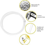 Outdoor Misting Cooling System, Misters for Outside Patio,Mist Cooling System,Backyard Mist Hose Kit for Garden, Greenhouse, Fan, Deck, Umbrella, Canopy, Pool, Porch, White(Size:6m Tube+ 6nozzles) - Image 3