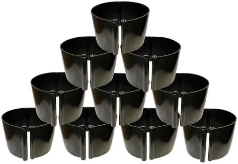 Planting Grow Rings 10 Pack – Interlocking Garden Plant Rings | Garden Rings for Plants Support and Soil Moisture Retention – Planting Rings for Outdoor Plants | Made in USA by Unknown