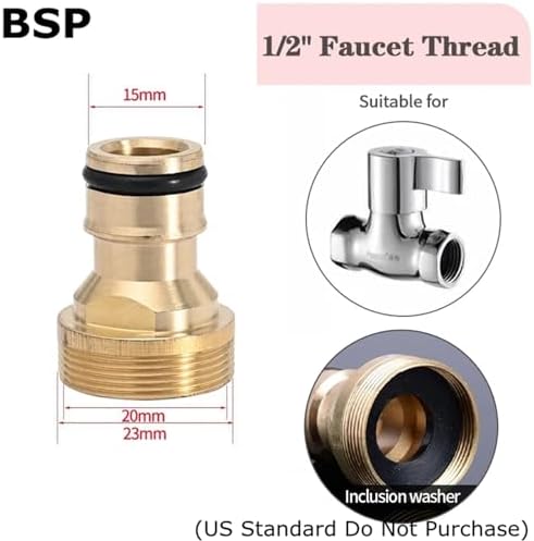 10Pcs Brass Garden Hose Quick Connector Drip Irrigation Fittings Repair Kit - Image 2