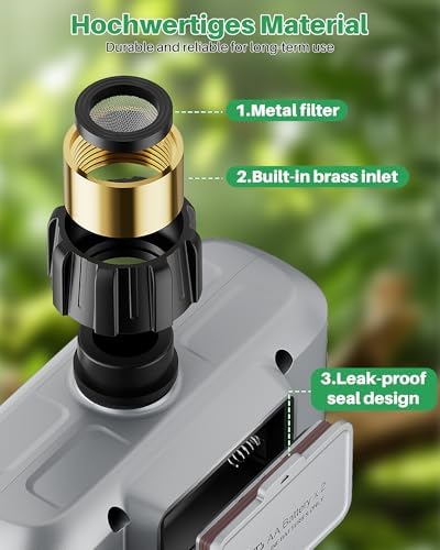 WiFi Water Timer 3 Outlet for Garden Hose, Smart Sprinkler Controller with 984ft RF Range, Smart Lawn Watering System Irrigation Timer, APP/Voice Control, Rain Delay, Manual Irrigation - Image 3