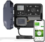 Outdoor Smart Sprinklers Controller 2.4GHz WiFi, Irrigation Controller Easy Use App Enabled, 16 Zones + 16 Plans, Save Water Auto Skip Rain, Freeze & Wind, 10 Minutes Install by HiOazo