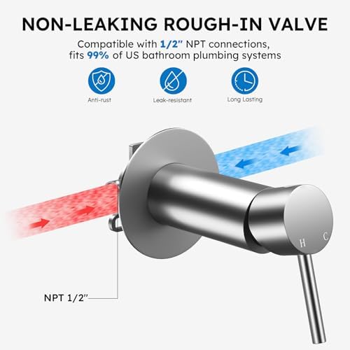 Arofa Built-in Hot and Cold Bidet Sprayer for Toilet, Hands-Free Control - Image 2