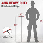 HOMESTEAD 48-Inch Soil Probe Rod with wide T handle, Comfortable Grip for Locating underground pipes and septic tanks - Image 2