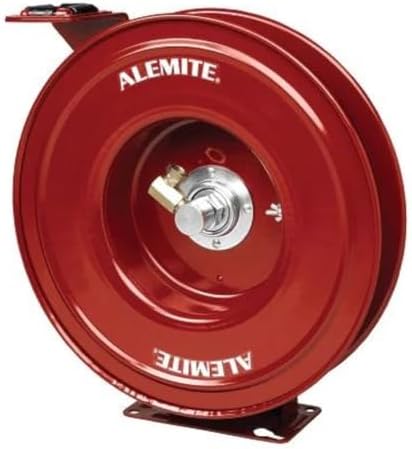 Alemite 7335-B Red Heavy-Duty Air/Oil/Water Hose Bare Reel by Alemite