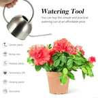 Abaodam Stainless Steel Watering Can with Long Spout 1.5l for Indoor and Outdoor Plants Garden Tool Sturdy Plant Watering Bottle for Flower Care - Image 6