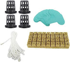 Rockwool Cubes and Net Pots for Indoor Gardening, Size 1 Inch, - Image 5