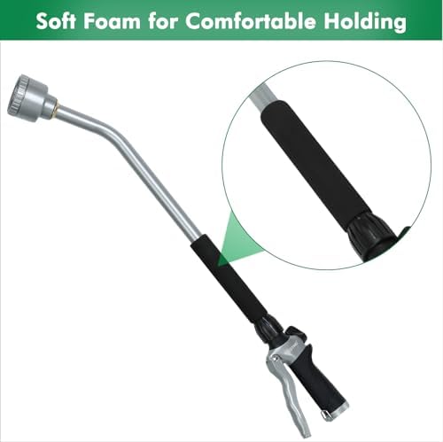 RESTMO 24 Inches Long Watering Wand for Garden Hose, Full Shower Spray Wand - Image 3
