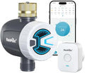RAINPOINT WiFi Water Timer, Sprinkler Timer for Garden Hose, Smart Automatic Irrigation System with Brass Inlet for Yard, Lawn, APP Remote Control via 2.4Ghz WiFi and Bluetooth by RainPoint