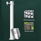 Frost Free Outdoor Faucet Garden Water Spigot 40cm Gray Hose Connection Durable Weatherproof Water Column for Easy Garden Watering A Side Inlet Design - Image 4