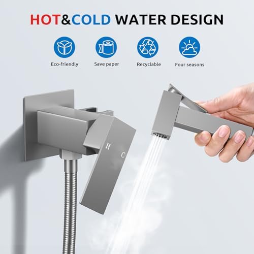 Arofa Built-in Hot and Cold Bidet Sprayer for Toilet, Warm Water Bidet - Image 2