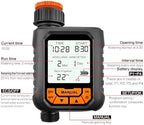 Irrigation Timer, Automatic Watering Timer with Timer and Frequency Watering, Programmable Water Irrigation Timer for Patio, Pool, Lawn (Without Rain Sensor) - Image 6