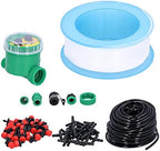 25M Automatic Sync Drip Irrigation Kit for Garden Plant Flower Watering System, Adjustable Dripper for Greenhouses, PVC + ABS Material - Image 3