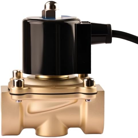 Waterproof Brass Electric Solenoid Valve 1" 110VAC Brass Normally Closed - Compatible with Water, Air, Diesel, Gas - Replaceable VITON Seal - Compact Direct Acting - Image 7