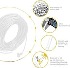 Outdoor Misting System Spray Mist Cooling Set, Misting Line with Brass Mist Nozzles, Garden Irrigation System Kit for Patio Garden Greenhouse (Size : 20M(65.6ft)-30 nozzles) - Image 2