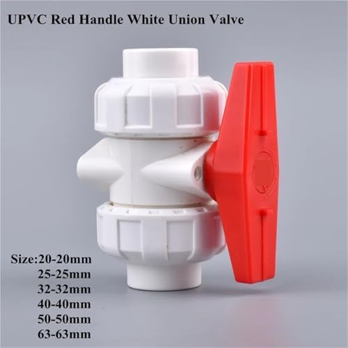 15PCS White Hose Connector with Double Union Ball Valve for Garden Irrigation - Image 2