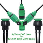 1/4'' Garden Watering Hose 4/7mm PVC Micro Drip Irrigation Pipe Tubing, for Sprinkler Lawn Pot Plant Greenhouse (Color : SPL11-065-60M) - Image 4