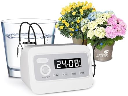 49FT Automatic Plant Watering System–HEKIWAY 390 Adjustable Watering Modes, Supports 15-36 Pots | Indoor Garden System & Vacation Plant Watering Devices, Auto Watering for Plants Outdoor by HEKIWAY