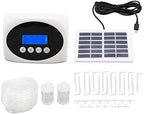 Automatic Watering System, Solar Powered Garden Irrigation Device with Timer Function, Large Screen Display, for Potted Plants Balcony Garden Indoor Outdoor - Image 6