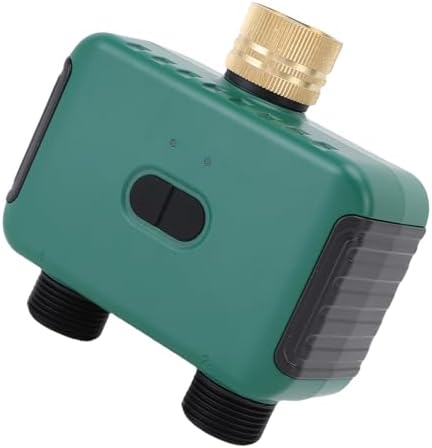 Water Timer, Dual Zone Hose Watering Timer, & Sprinkler, Automatic Irrigation System Controller for Lawns & Yard, G3/4 Male Thread - Image 3