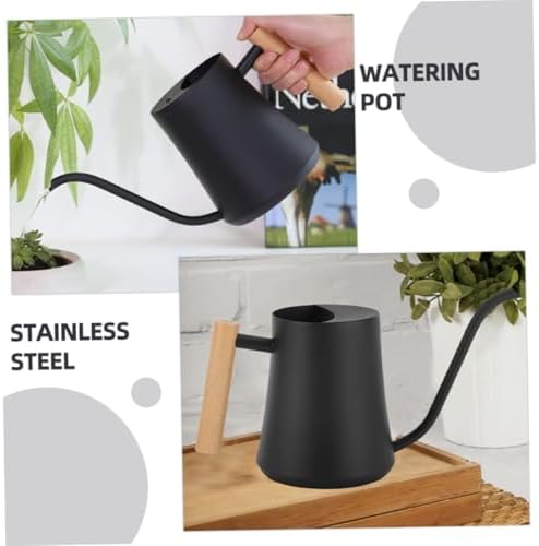 Watering Can Large Capacity with Long Spout, Retro Stainless Steel - Image 6