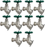 10 Pack XFITTING 3/4 in Female NPT x 3/4 in GHT Sillcocks, Brass, Hose Bibb by XFITTING