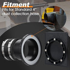 4"Magnetic Dust Collection Fittings,Mag 4Inch Blast Gate for Dust Collector - Image 6
