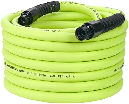 Flexzilla Pro Water Hose with Reusable Fittings, 5/8 in. x 75 ft., Heavy Duty, Lightweight, Drinking Water Safe, ZillaGreen - HFZWP575-E by Unknown