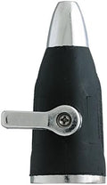 Generic 20-Pack Hose-End Zinc Sweeper Nozzle with Shut Off, Black by Unknown