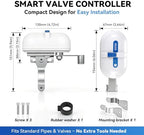 WiFi Smart Water Leak Detection & Auto Shut-Off Kit – 1 EVO Valve Controller + 2 Wireless Sensors, No Hub Needed, Works with Alexa & Google Home, Real-Time App Alerts for Home & Business - Image 6