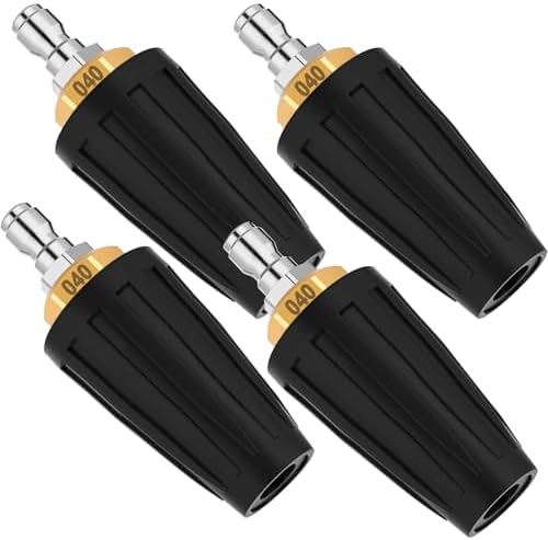 LEIFIDE 4 Pcs Turbo Pressure Washer Nozzle 4000 Psi with 1/4 Inch Connect by LEIFIDE