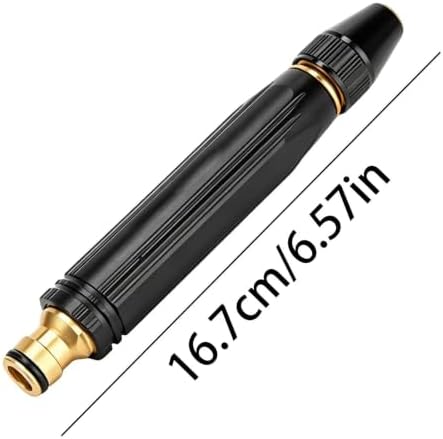 High Pressure Water Hose Nozzle Quick Connect Sprayer Head Adjustable - Image 7