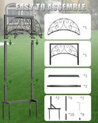 Heavy Duty Garden Hose Holder Freestanding Rustproof, Holds 150FT - Image 3