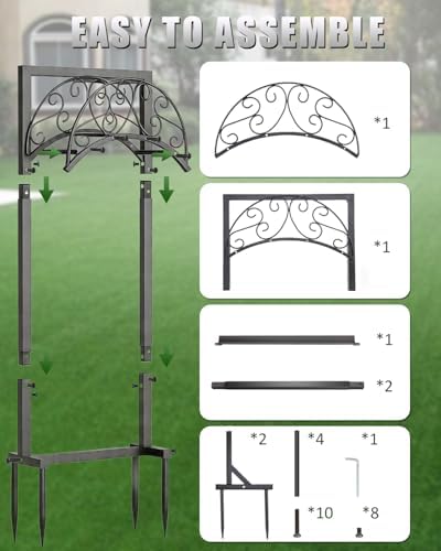 Heavy Duty Garden Hose Holder Freestanding Rustproof, Holds 150FT - Image 3