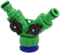 Valve,Ball Valve, Hose Connector, 2-Way Garden Tap Water Splitter, Y Splitter Watering Adjustable Switch, Female 1/2 3/4 Garden Hose 1pcs(A) by Unknown