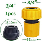 6PCS 3/4 1/2 inch Garden Hose Pipe Repair Connector Fitting Tubing Quick Connection(1I2inch-6pcs) - Image 3