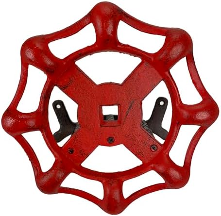 Zeckos Garden Hose Holder Faucet Spigot 11 Inch Cast Iron Red - Image 2