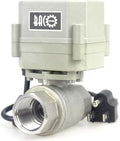 BACOENG Motorized Ball Valve, 3/4" DN20 Electrical Ball Valve, 2 Way 110VAC Stainless Steel Electric Water Valve by BACOENG