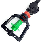 Garden Lawn Sprinkler Irrigation System 1 Set of Hanging Greenhouse Sprinkler Irrigation Barb Connector with Weight 360 Degree Rotation and Anti-drip Device - Image 7