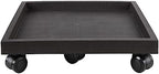 16.5 Inch Square Rolling Plant Caddy Saucer with Wheels, Heavy Duty Wheeled Planter Stand for Potted Plant, Coaster Roller Base Tray with Casters, Flower Pot Dolly Holder for Indoor Outdoor by NAZKAENPlanterCaddies