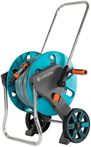 Gardena Hose Trolley, Dark Grey, Turquoise - Image 2
