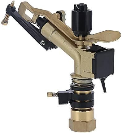 Focket Rotating Sprinkler, Strong Pressure Resistance Low Pressure Sprinkler Rock with 4 Exchangeable Nozzles for Lawn Park Sports Fields Highways Irrigation - Image 5