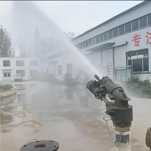 KEhtu Irrigation Spray Gun, 360° Automatic Rotating Sprinkler Gun with Nozzle Kit, Impact Mini Gun Sprinkler, Suitable for Corn and Wheat Farmland Garden Lawn Watering - Image 2