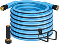 Garden Hose 5/8" x100FT,Heavy Duty 450B.P Water Hose Lawn & Garden Watering Equipment 3/4" Solid Brass Fittings by HZGREEN
