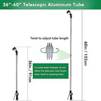 RESTMO Long Telescopic Watering Wand for Garden Hose, 36”-60” Garden Wand - Image 2