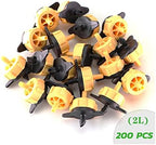 200PCS 2L 4L 8L Fixed Flow Pressure Compensating Emitter Head Garden Plant Water Micro Flow Regulator Irrigation Drippers,2L Dripper 200PCS - Image 2