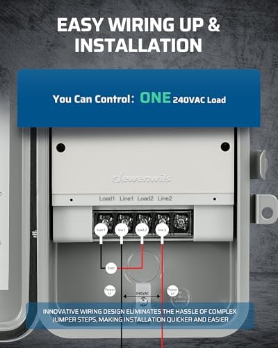 DEWENWILS Pool Pump Timer, Outdoor Smart WiFi Timer Box, 40A 240VAC 3HP - Image 5