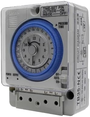 TB35N 100-240V 15A Din Rail Water Heater Programmable Timer Switch Time Controller Mechanical Timer Switch - Image 3